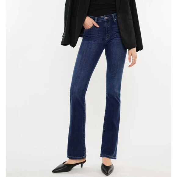 KanCan High Rise Bootcut Denim Jeans Medium Wash‎ Size 23/0 NWT - Picture 2 of 11